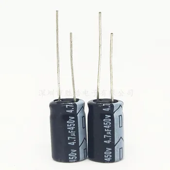 10ШТ 450V4.7 icf Директен Вставной Алуминиеви електролитни кондензатори 4.7uf450v Размер: 8*12 (мм)