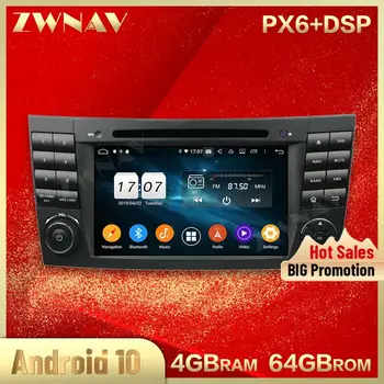 2 din Android 10,0 екран Автомобилен Мултимедиен плеър За mercedes Benz E-Class W211 CLS W219 аудио стерео радио GPS navi главното устройство авто стерео