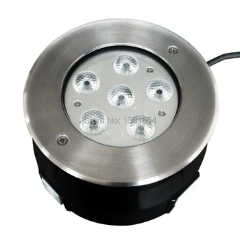 316 Неръждаема стомана, IP68 18 W 24 В RGB Подводен LED Лампа за басейна 4 бр./лот