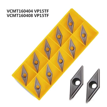 VCMT160404 VCMT160408 VP15TF UE6020 US735 Твердосплавная вмъкване на Външен струг Инструмент на струг с ЦПУ нож за SVJCR SVVCN SVQCR SVUCR