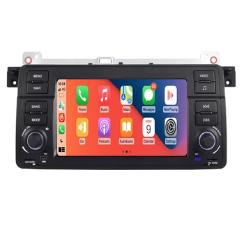 Безжична Carplay Android 11 Кола DVD Плейър GPS за BMW E46 M3 3G Wifi Bluetooth Радио USB SD Автомобилен Мултимедиен Аудио Стерео Видео