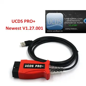 UCDS Pro за Ford UCDS Pro + V1.27.001 Пълните функции с 35 токенами UCDS Pro OBD2 Диагностичен кабел Пълен лиценз UCDS
