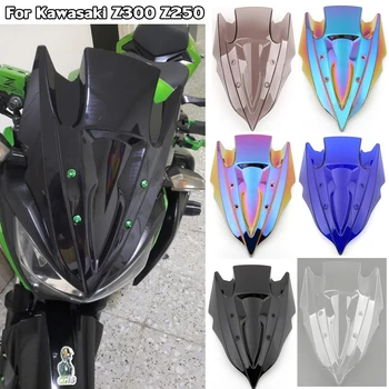Z250 Предното Стъкло Вятърна Дефлектор За Kawasaki Ninja Z300 Z 250 300 13 14 15 2016 2017 2018 2019 Аксесоари За Мотоциклети